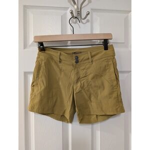 PrAna, Women's 0, Revenna 5in Shorts, Khaki, Outdoor, Hiking,‎ Performance